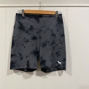 PINK Victoria's Secret Dark Tie-Dye Athletic Shorts